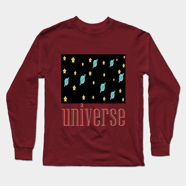 universe Long Sleeve T-Shirt by paulashish